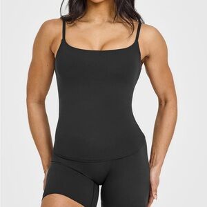 Soft Motion Strappy Vest - Soft Black